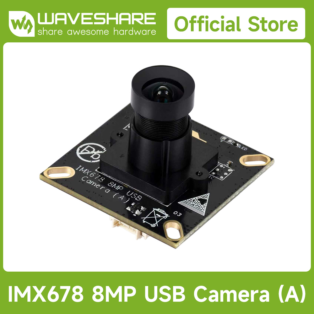 Photography Lighting Devices - Модуль USB-камеры Waveshare IMX678 8MP M12,