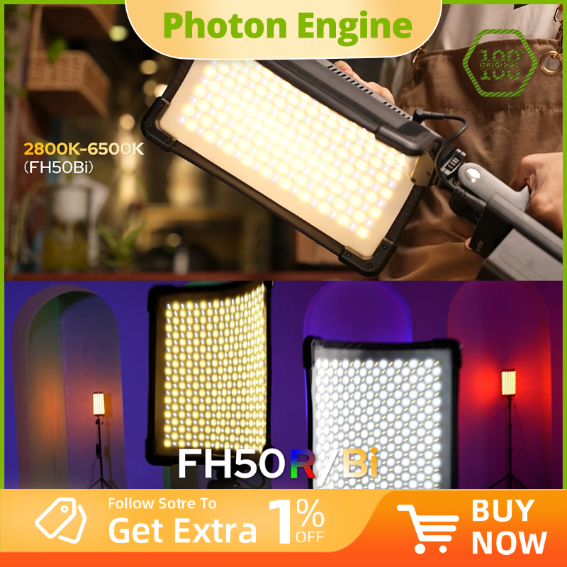 Photography Lighting Portrait - Светодиодная панель Godox FH50R/FH50Bi: гибкая, портативная,