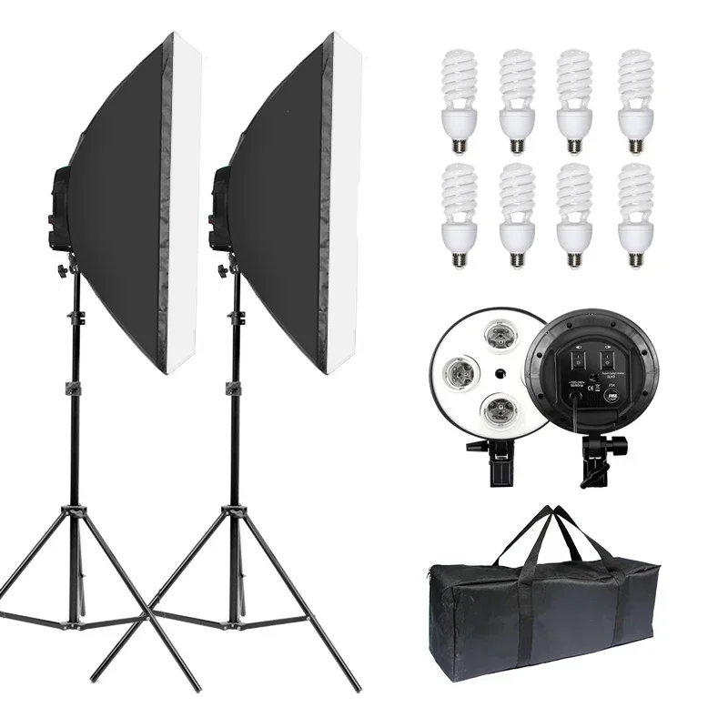 Photography Lighting For Portraits - Комплект освещения для фотостудии с держателем