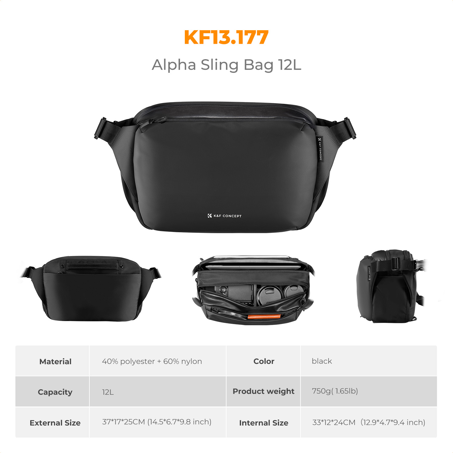 Сумка-слинг для фотоаппарата K – обзор и цена Photography Lighting Bag