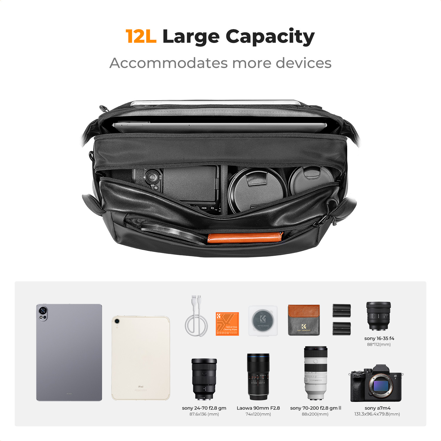 Сумка-слинг для фотоаппарата K – обзор и цена Photography Lighting Bag