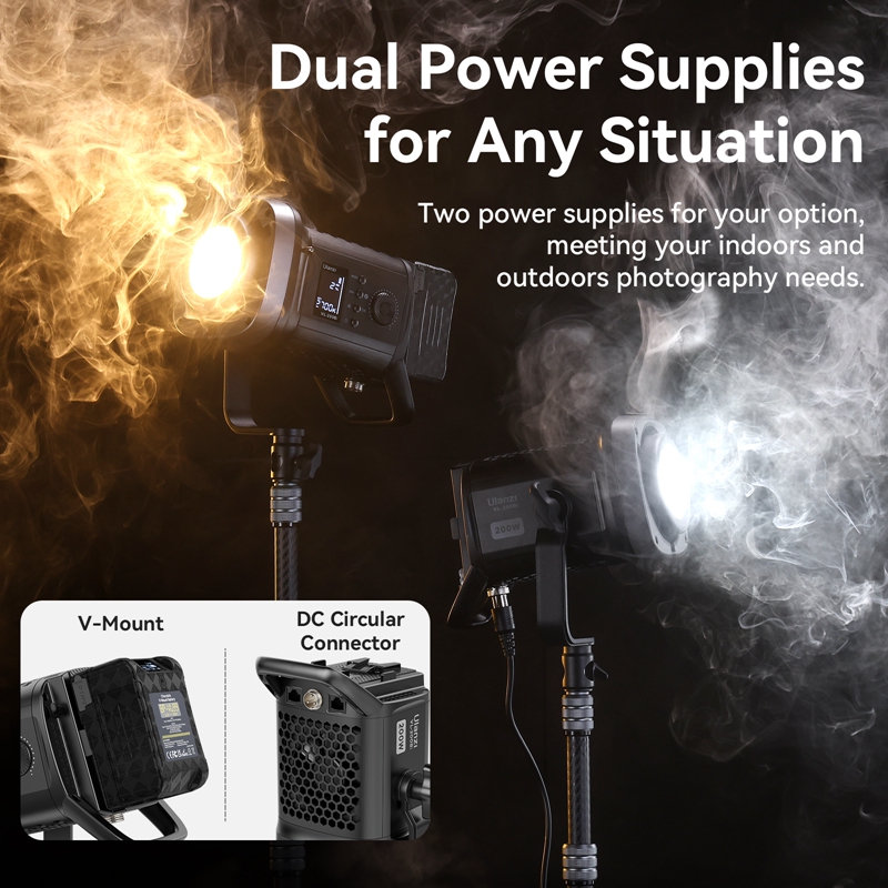 Ulanzi VL-200Bi 200W двухцветн – обзор и цена Photography Lighting App