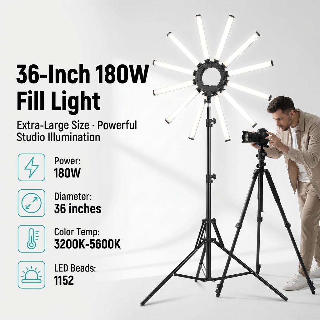 Комплект для фотосъемки с 12-ю – обзор и цена Lighting In Photography Studio