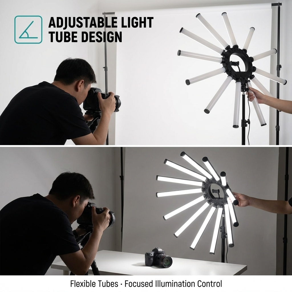Комплект для фотосъемки с 12-ю – обзор и цена Lighting In Photography Studio