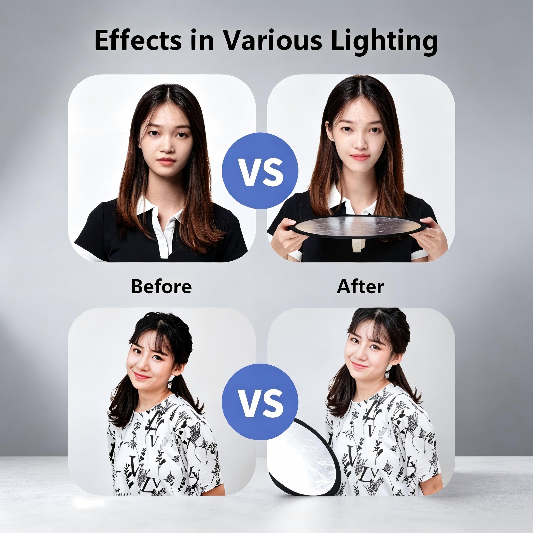 Двусторонняя золотисто-серебри – обзор и цена Photography Lighting For Portraits
