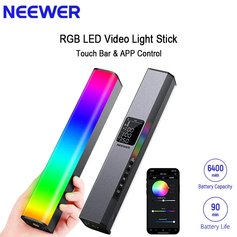 Для NEEWER RGB магнитная ручна – обзор и цена Photography Lighting App